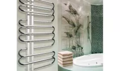 Установка полотенцесушителя в ванной