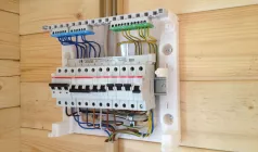 Монтаж электропроводки в щитке (квартирном)