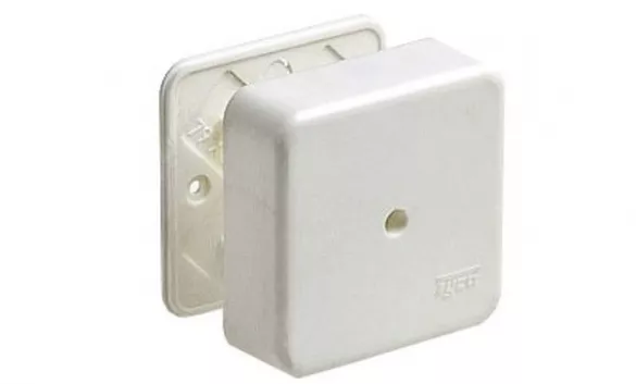 Монтаж КОРОБКИ распаячной (накладная)