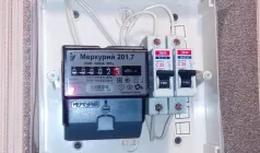 Монтаж ПРИБОРА УЧЕТА (счетчик однофаз однотариф)