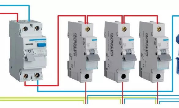 Монтаж УЗО, ДИФ.АВТОМАТА