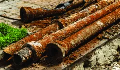 Демонтаж ТРУБ канализации (чугун)