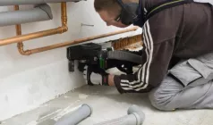 ШТРОБЛЕНИЕ стен под трубы канализационные - гипсокартон