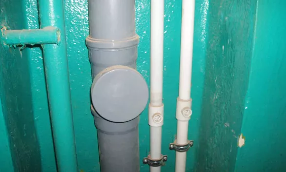 Замена стояка канализации с отключением ХВС