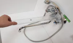 Монтаж СМЕСИТЕЛЯ в ванной с душем , эксцентрики