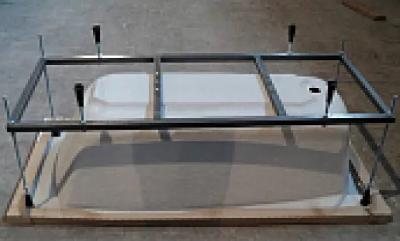 Установка ВАННЫ с обвязкой  - акрил (пластик) Установка ВАННЫ с обвязкой  - акрил (пластик)