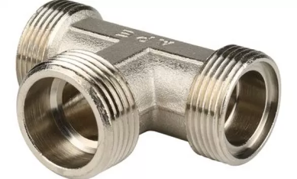 Монтаж ТРОЙНИКА (диаметром до 3/4)