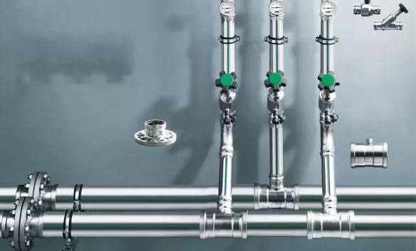 Монтаж ТРУБ водоснабжения (сталь)