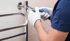 Установка ПОЛОТЕНЦЕСУШИТЕЛЯ без сварки