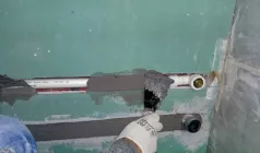 ШТРОБЛЕНИЕ стен под трубы водоснабжения - гипсокартон