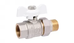 Установка КРАНА ШАРОВОГО на стояке (Ø до 3/4)