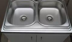 Установка МОЙКИ на готовое подстолье , без смесителя, без сифона