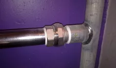 Врезка в стояк ГВС /ХВС с применением сварки 1/2" , 3/4"