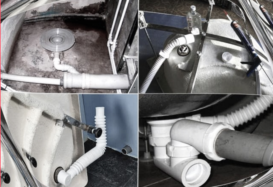 Душевая кабина подключение системы к канализации